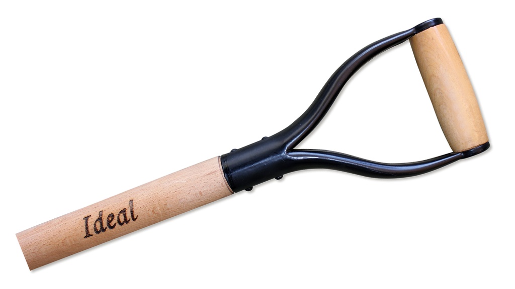 Manche de rechange en bois pour bêche IDEAL art. 204.190, manche YD longueur 75 cm
