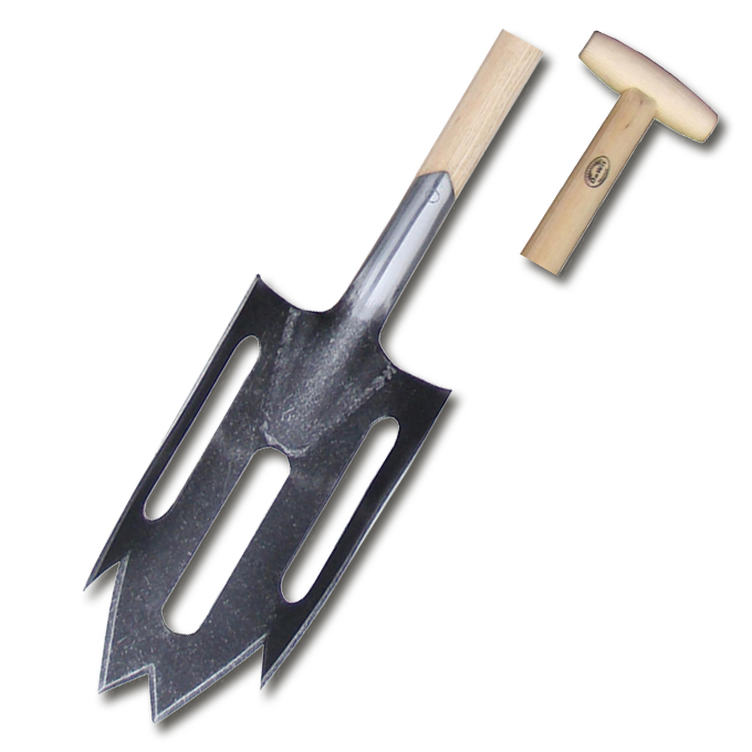 Hohl- und Pflanzspaten SHARK-SPORK, Blattgrösse 30 x 18 cm