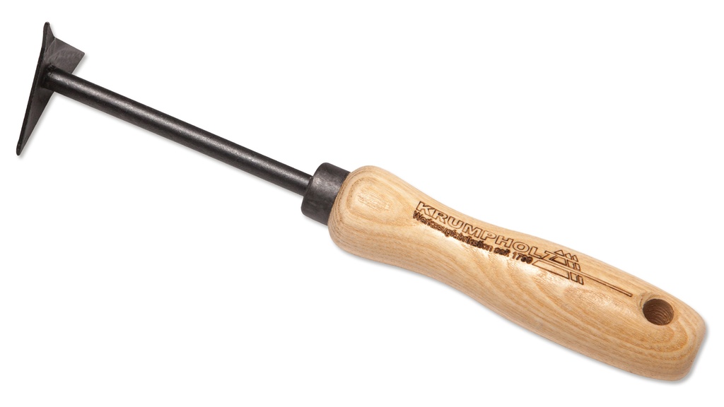 Fugenkratzer triangelförmig mit Griff, 24.5 cm lang