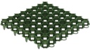 Dalles gazon, en plastique vert, 50 x 50 cm