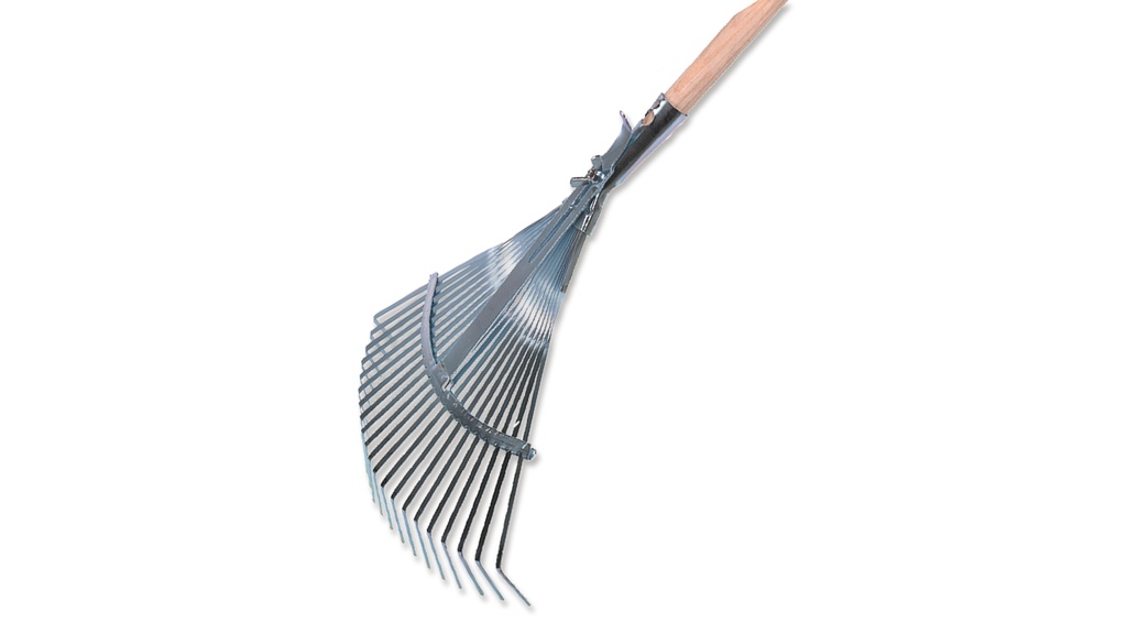 Laubbesen mit Stiel, verstellbar von 31-43 cm breit