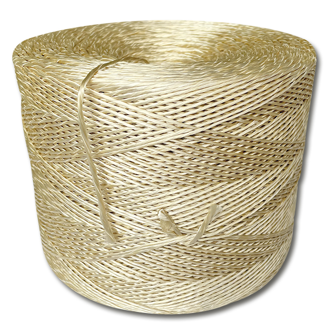 Tomatenschnur VISCOSE, hellbeige, Spule à 2.5 kg