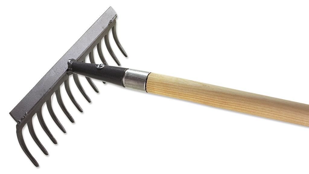 Râteau de jardin ERGOLINE, 14 dents, largeur 35 cm