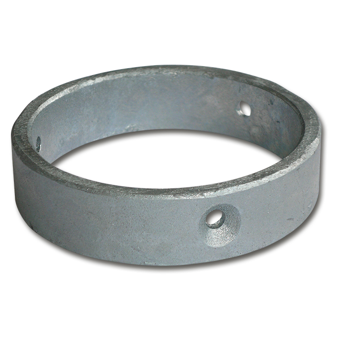 Virole métallique pour mettre-poteau 206.800