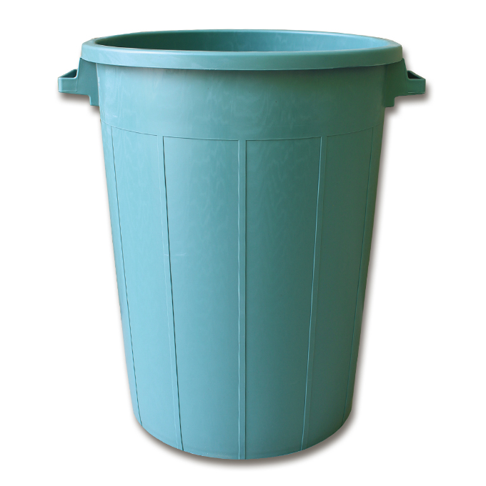 Seau à ordures, en matière synthétique, 50 lt