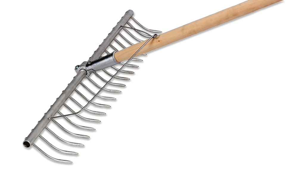 Heurechen mit Stiel, 74 cm breit