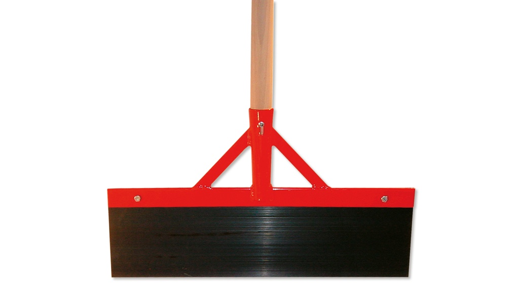 Stossscharre mit Seitenstreben, 50 cm breit, 120 cm Stiel
