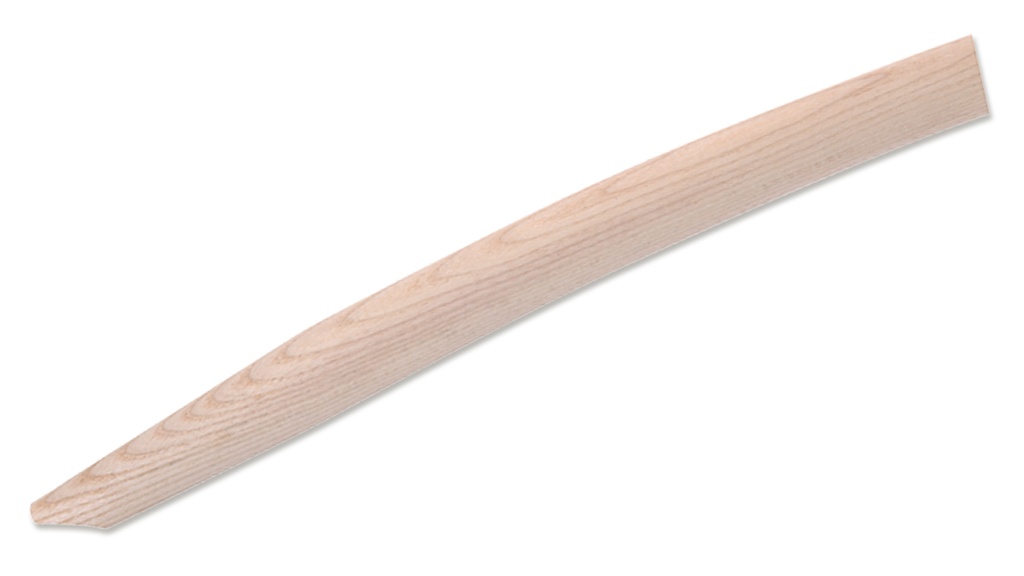 Manche de rechange, cintré, en bois, longueur 140 cm