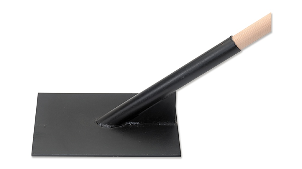 Dame à tasser, grandeur 35/25/0.8 cm, manche 150 cm