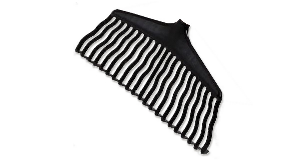 Balai à feuilles en plastique sans manche, largeur 36 cm