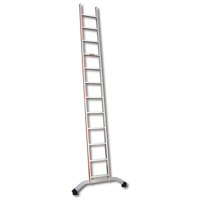 Échelle simple, en aluminium, 14 échelons, longueur 4.17 m
