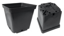 Kakteen-Container schwarz 16 x 16 x 16 cm, 96 Stück