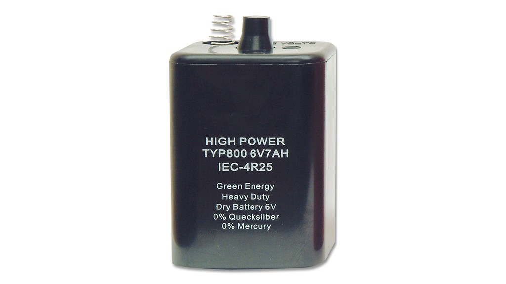 Batterie sèche longue durée High Power 800, 6V/7Ah-4R25