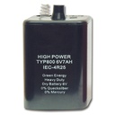 Trockenlangzeitbatterie, High Power Typ 800, 6V/7Ah-4R25