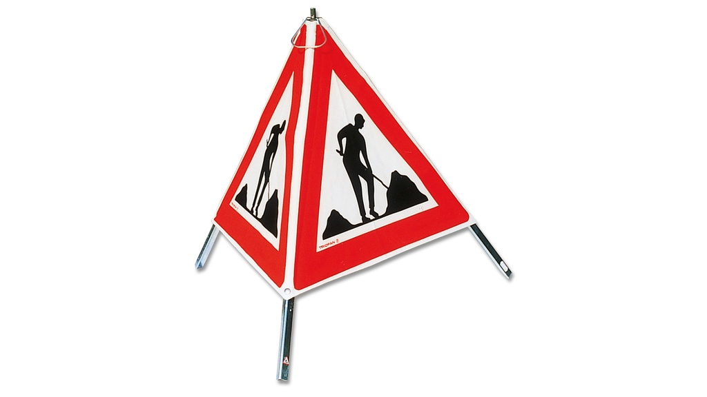 TRIOPAN-Faltsignal, Baustelle Signal 1.14, tagesleuchtend, Grösse 90 cm