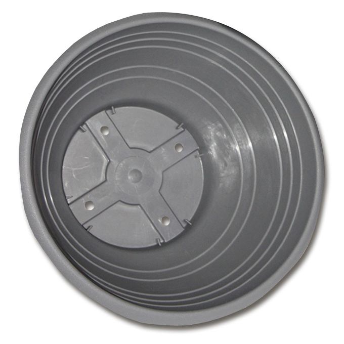 Terrines à fleurs avec trous anthracite ø 30 cm