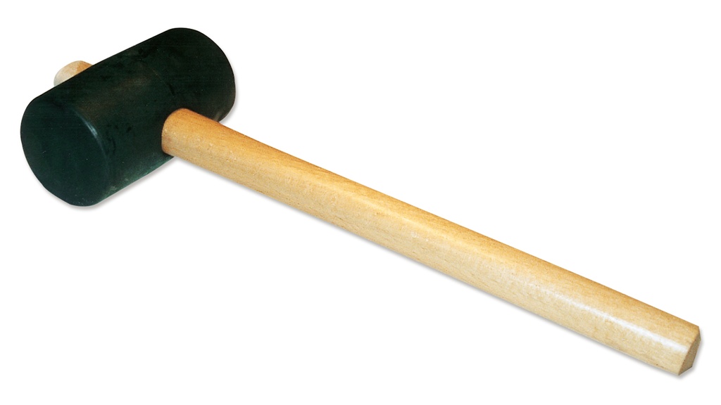 Marteau en caoutchouc, tête 130/75 mm, grandeur 3