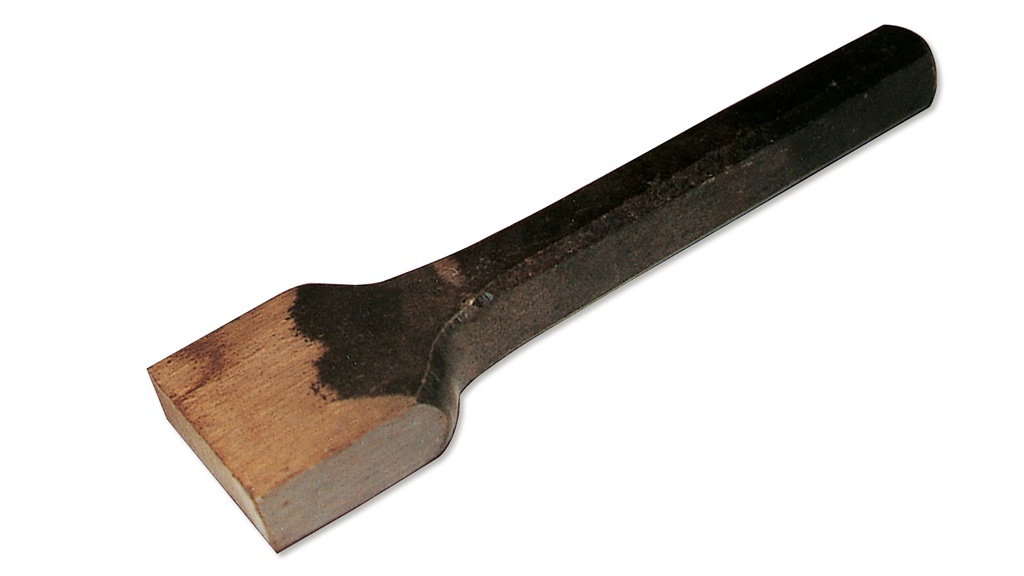 Steinrichtmeisel (Setzer), 21 cm lang, Fläche 40 x 18 mm