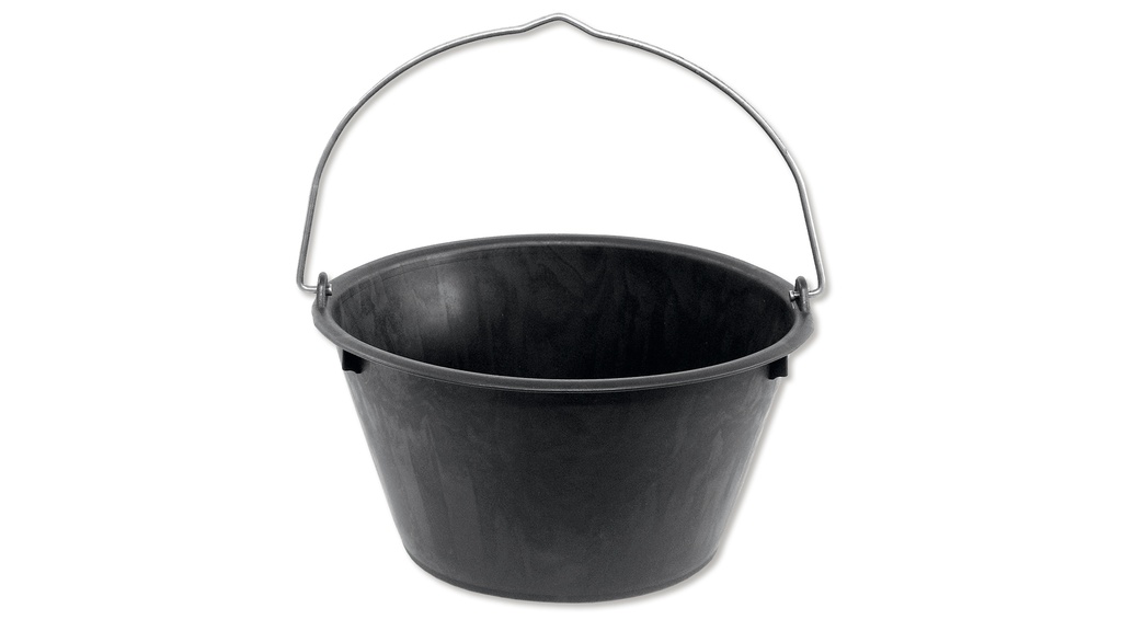 Seau à mortier, en matière synthétique, contenance 12 litres
