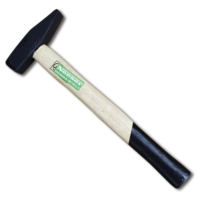 Schlosserhammer, Stiel 32 cm, Kopfgewicht 500 g