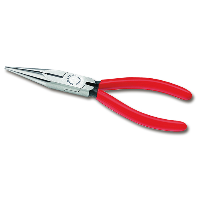 Pince demi-ronde KNIPEX mâchoire droite vers l'avant, 16 cm