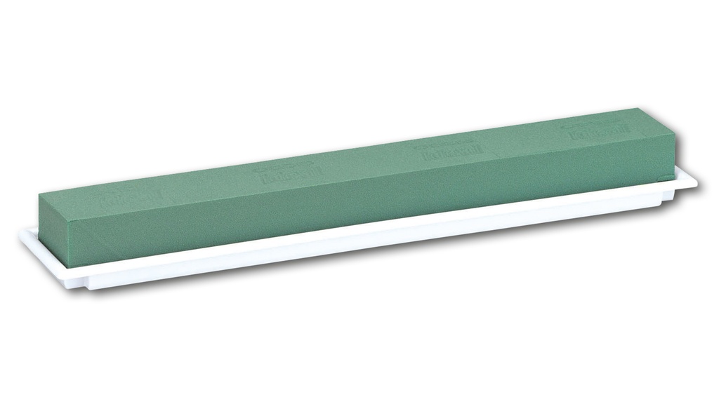 OASIS® Table Deco Maxi weisse Schale, 48 x 9 x 5 cm 4 Stück
