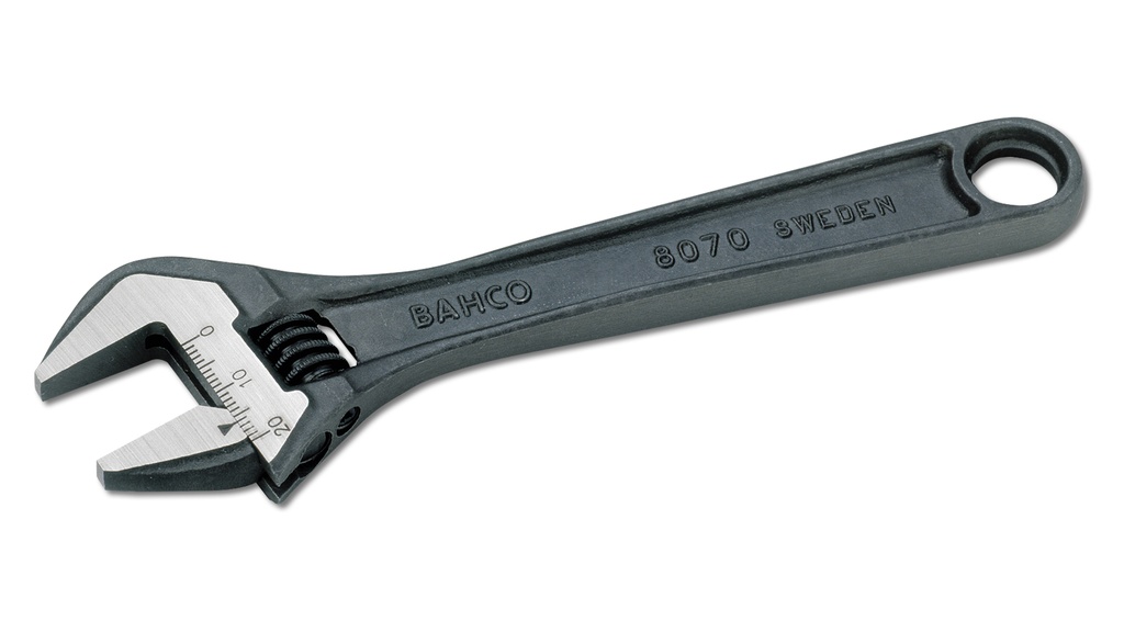 Clé à molette BAHCO, ouverture 34 mm, longueur 30.5 cm