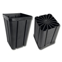 Kakteen-Container schwarz 9 x 9 x 13 cm, 840 Stück