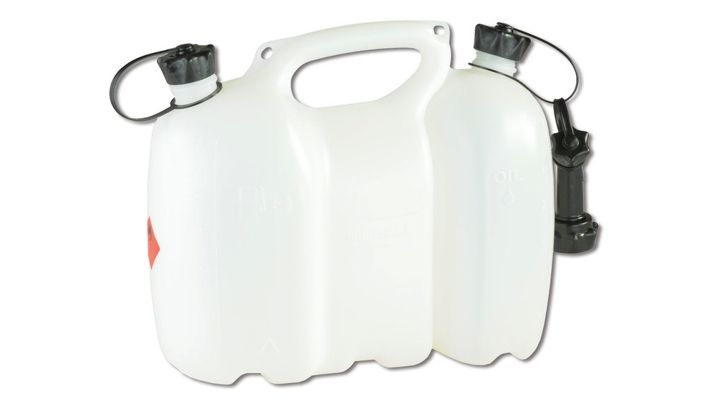 Doppelkanister PROFI natur/weiss, 3+6 Liter, 36 x 30 x 17 cm