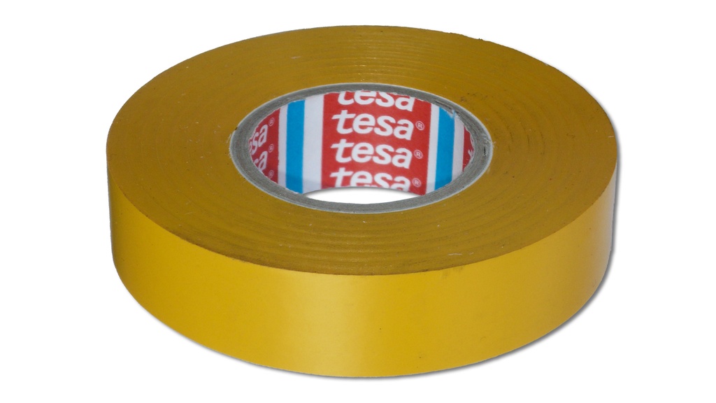 Bande isolante tesaflex®, en PVC jaune, 19 mm x 33 m