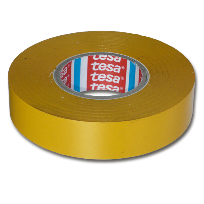 Isolierband tesaflex®, aus PVC gelb, 19 mm x 33 m