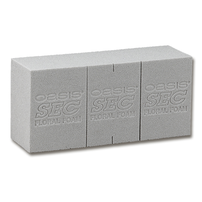 OASIS® SEC Steckschaum für Trockenblumengestecke 35 Ziegel