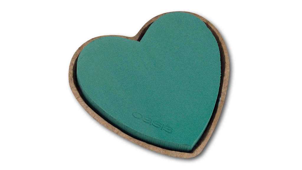 OASIS® BIOLIT® Herz 25.5 x 28 x 4 cm 4 Stück