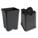 Conteneurs rectangulaires noirs 7 x 7 x 10 cm, 300 pièces