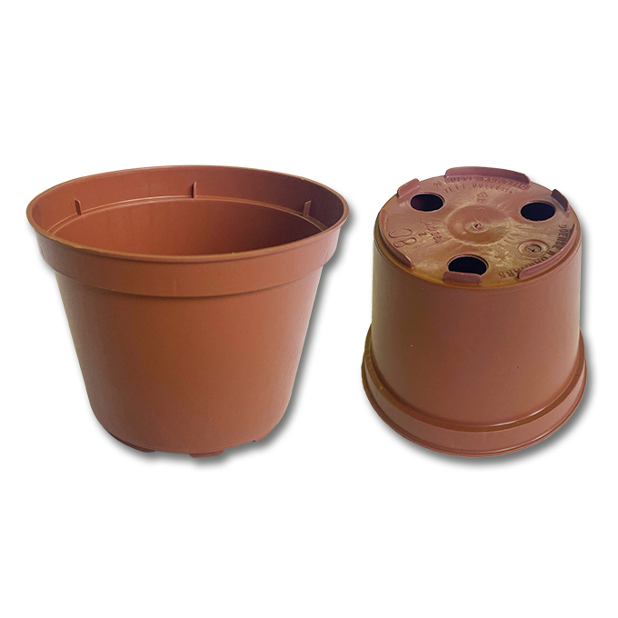 Pots en plastique, ø 8 cm, carton de 2560 pièces