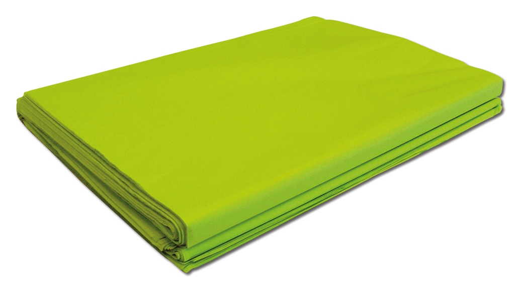 Papier de soie 30 g/m2, vert pomme, 75 x 100 cm, paquet de 10 kg