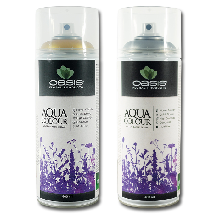OASIS® Aqua Colour Spray metallic gold, 400 ml