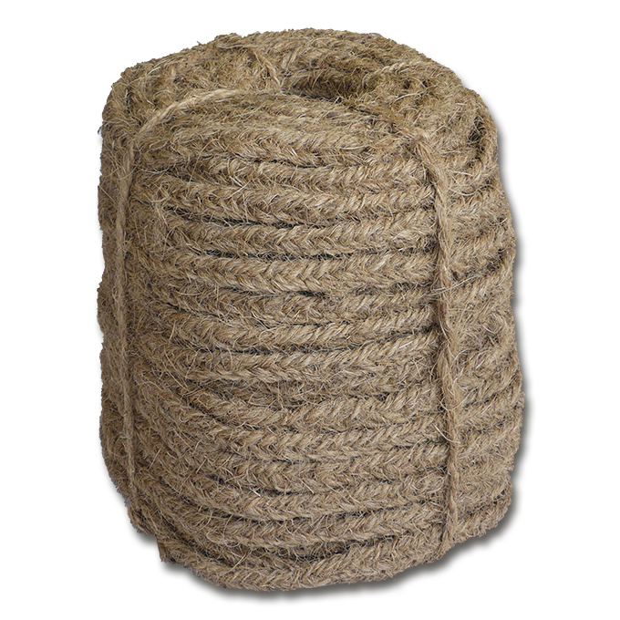 Corde plat de coco 7 fois cordelé, bobine de env. 5 kg