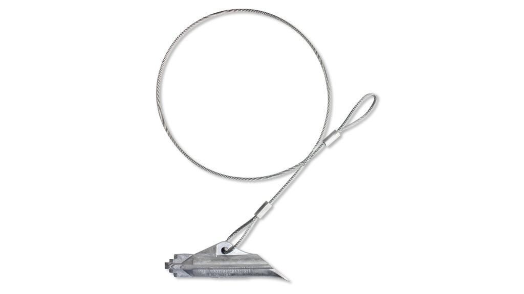 Erdanker DUCKBILL Typ 68-DBI, mit Stahlseil, einzeln