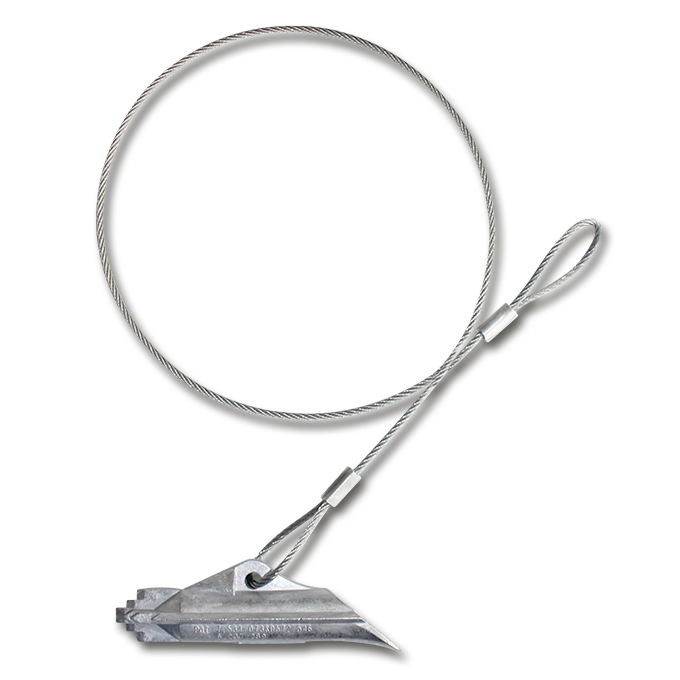 Erdanker DUCKBILL Typ 68-DBI, mit Stahlseil, einzeln