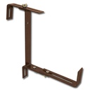 Blumenkastenhalter mit Abstützwinkel braun