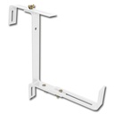 Blumenkastenhalter mit Abstützwinkel weiss