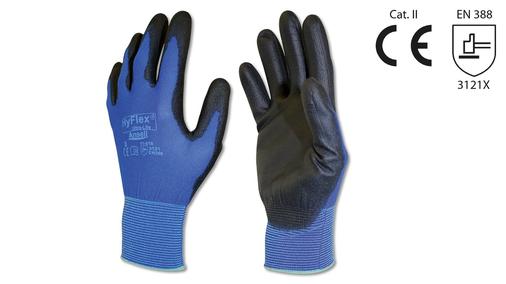 Floristenhandschuh ANSELL blau, Grösse 9