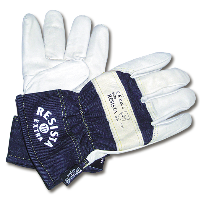 Gant de travail d’hiver, cuir fleur de boeuf, taille 10