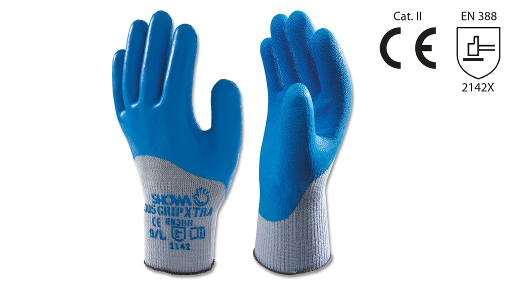 Schutzhandschuhe SHOWA GRIP XTRA blau, Grösse 9/L