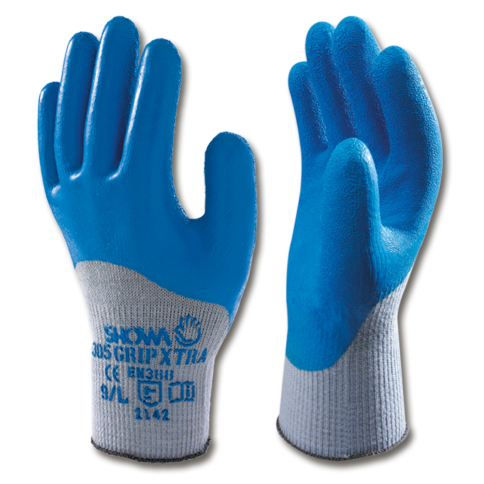 Schutzhandschuhe SHOWA GRIP XTRA blau, Grösse 9/L