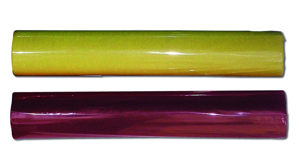 Toison pour décoration 35 g/m2, jaune, largeur 60 cm