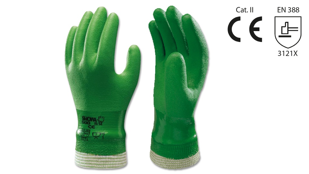 Gants de protection SHOWA 600, taille 8/M