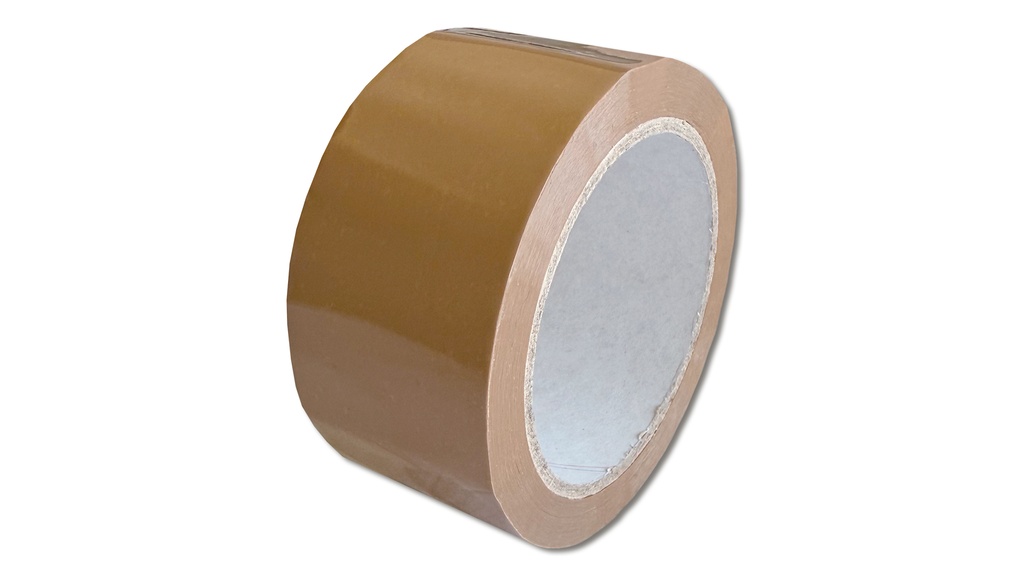 Bande collante PVC, brune, largeur 48 mm