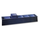 Caissettes à fleurs PFLANZFIX bleu 70 cm